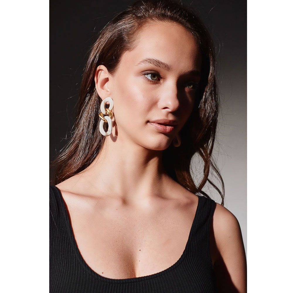 BERIOTTI Серьги, биж.сплав, пластик, 2,5-6см, 6 дизайнов, арт.№ 316-360