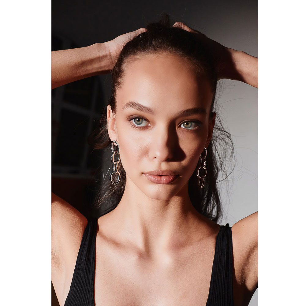 BERIOTTI Серьги, биж.сплав, пластик, 2,5-6см, 6 дизайнов, арт.№ 316-360