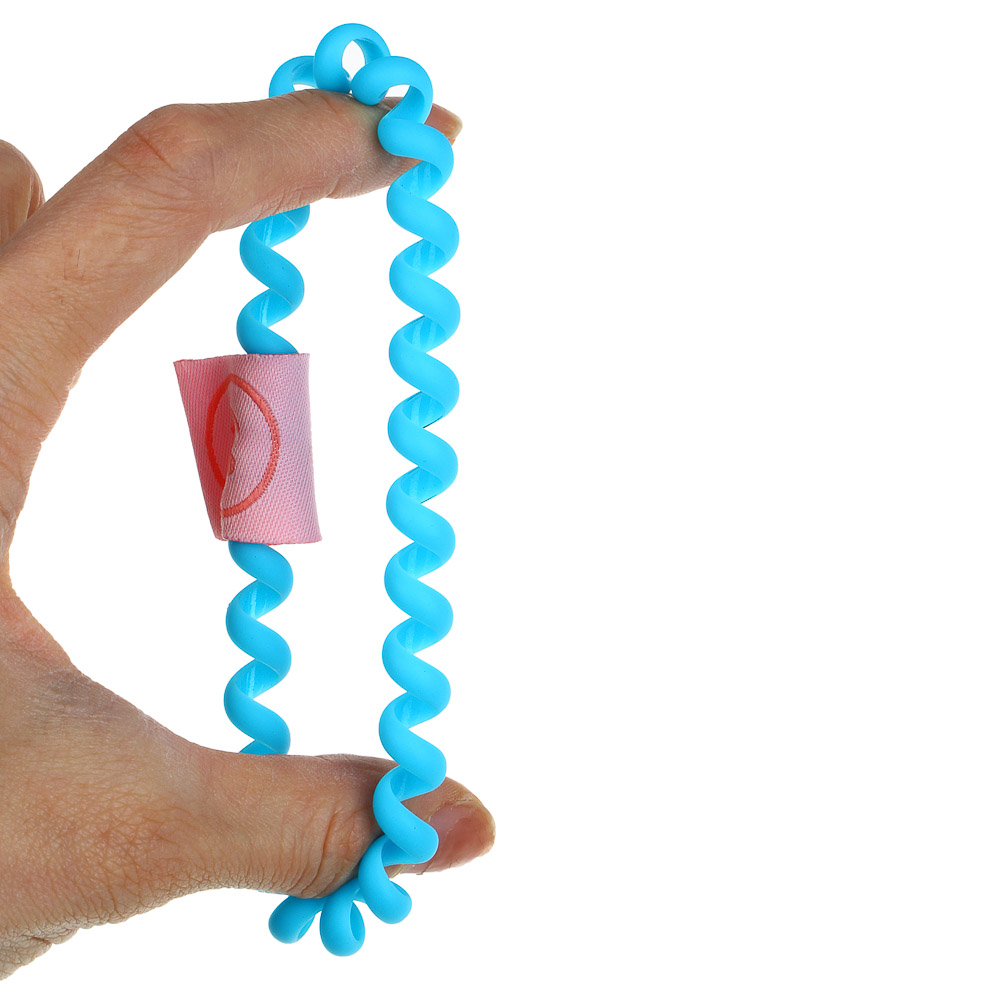 BERIOTTI Набор резинок-спиралек для волос с декором 2шт, d3,5см, полиэстер, пластик, 4 цвета, арт.№ 322-257