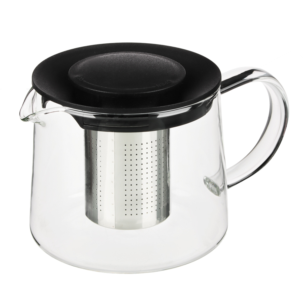 SATOSHI Цейлон Чайник заварочный 600мл, жаропрочное стекло, арт.№ 850-218