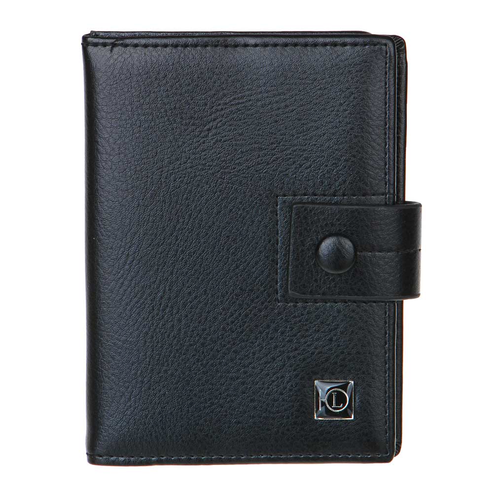 ЮL Портмоне для документов и карт, ПУ, 13,5х10х1,5см, 2 цвета, КМ20-02, арт.№ 350-055