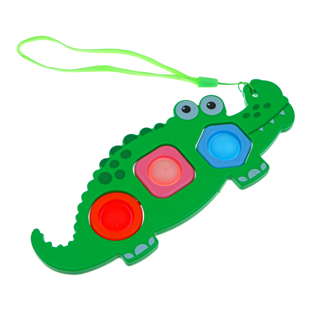 ИГРОЛЕНД Игрушка развивающая сортер «Развивашки», ABS, силикон, 7х18см, 3 дизайна, арт.№ 270-018