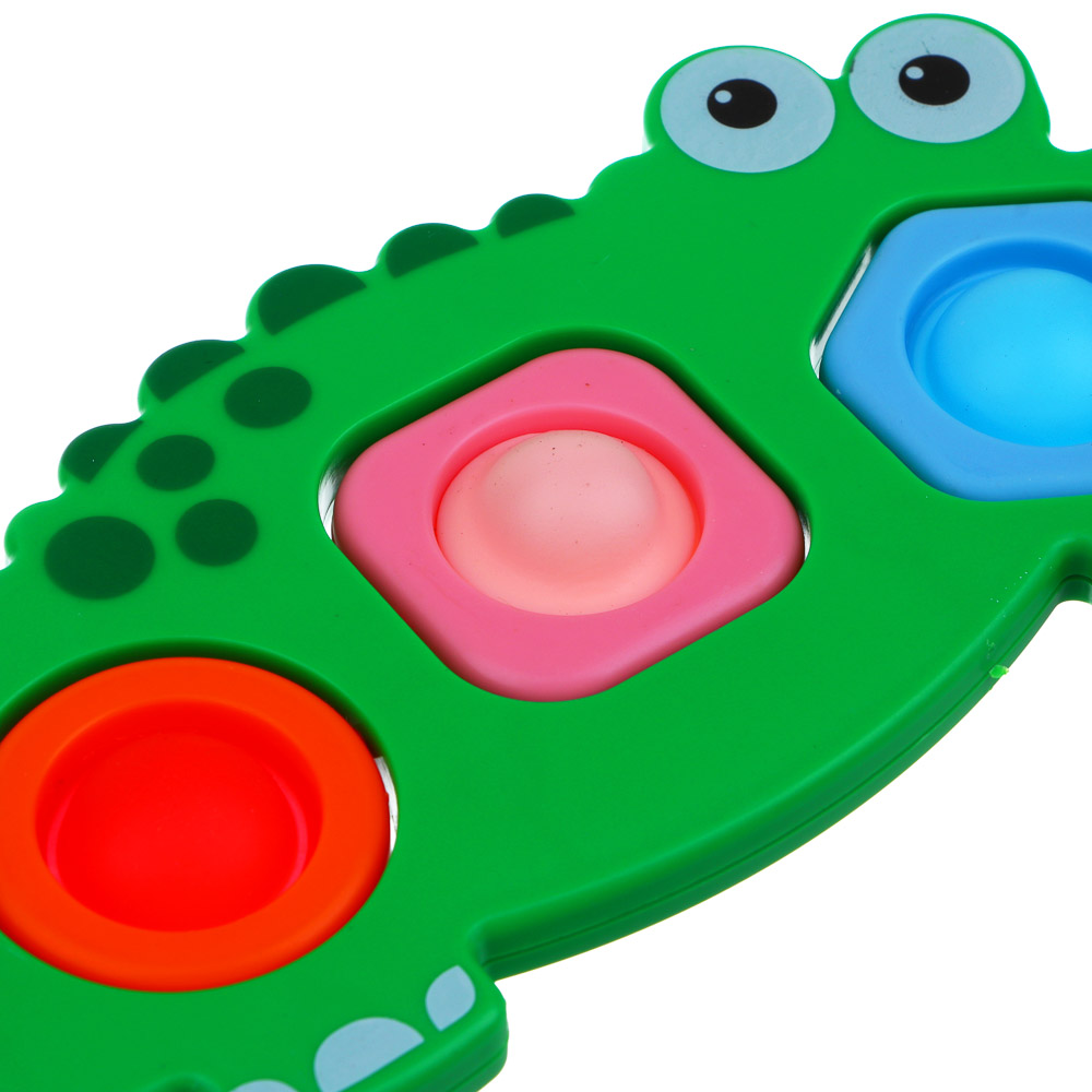 ИГРОЛЕНД Игрушка развивающая сортер «Развивашки», ABS, силикон, 7х18см, 3 дизайна, арт.№ 270-018