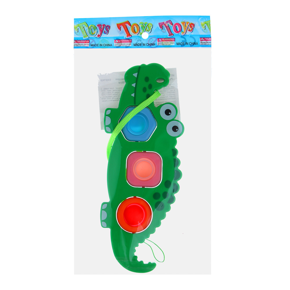 ИГРОЛЕНД Игрушка развивающая сортер «Развивашки», ABS, силикон, 7х18см, 3 дизайна, арт.№ 270-018