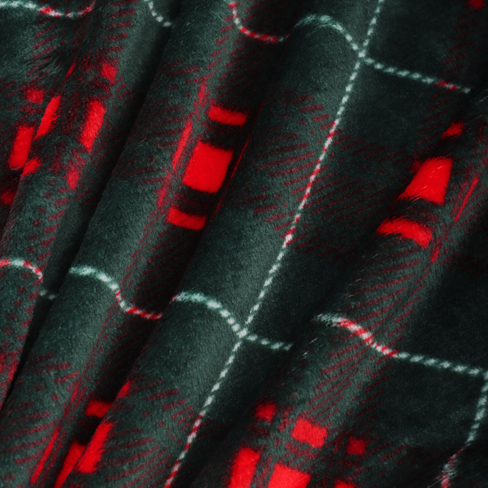 PROVANCE Щелкунчик Плед клетка, 130х170см, 100% полиэстер, 2 дизайна, арт.№ 492-249