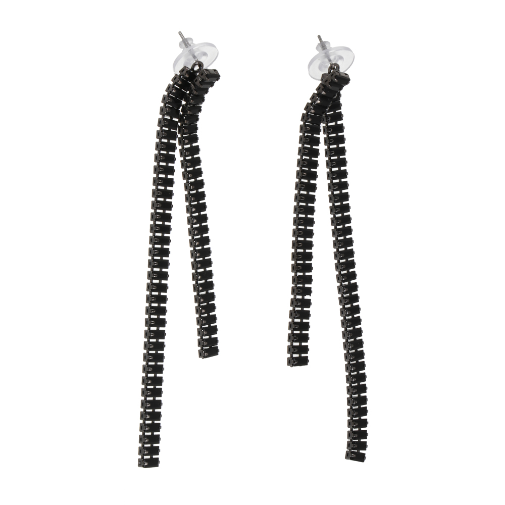 Серьги, медь, цирконий, 2 дизайна, БЖ25-2, арт.№ 023-005