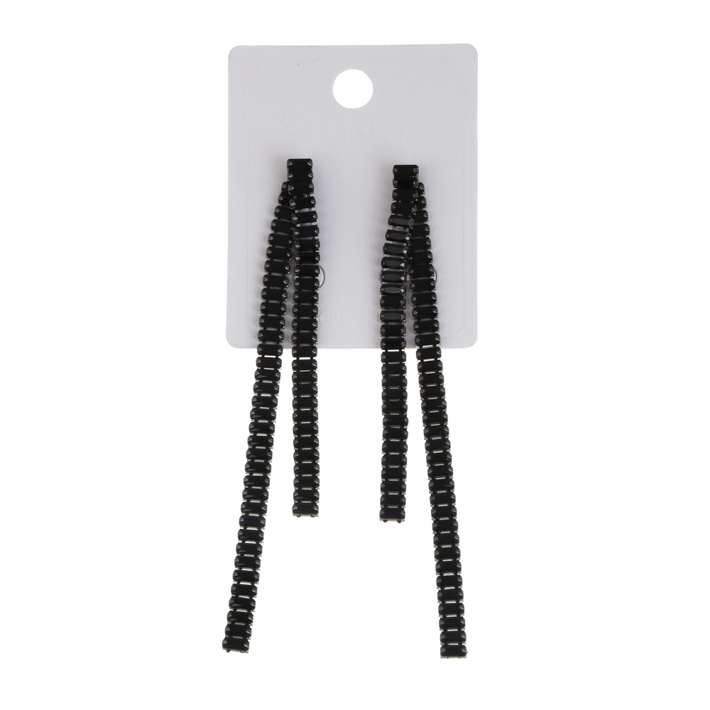 Серьги, медь, цирконий, 2 дизайна, БЖ25-2, арт.№ 023-005