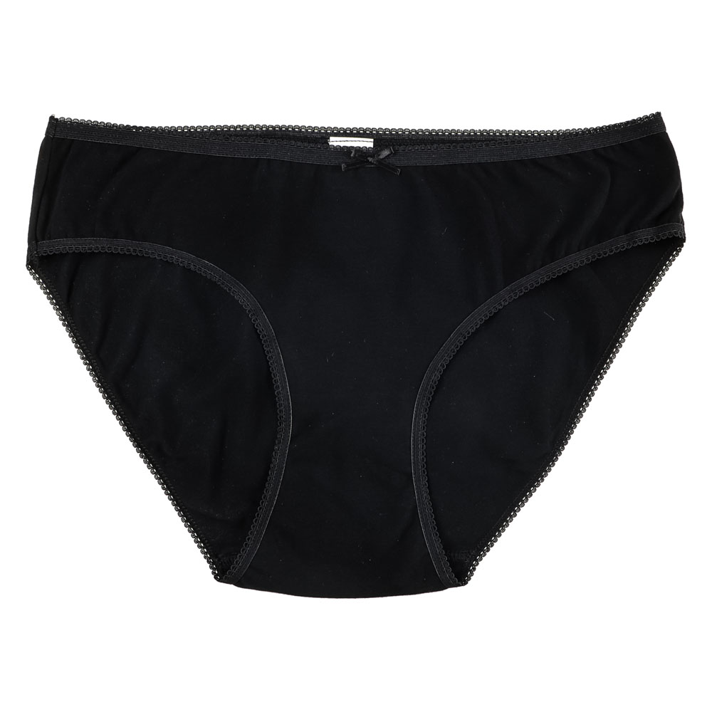MINIMI Basic Трусы-слипы женские, р-р: 48, 95% хлопок, 5% эластан, черные, BO221, арт.№ 331-212