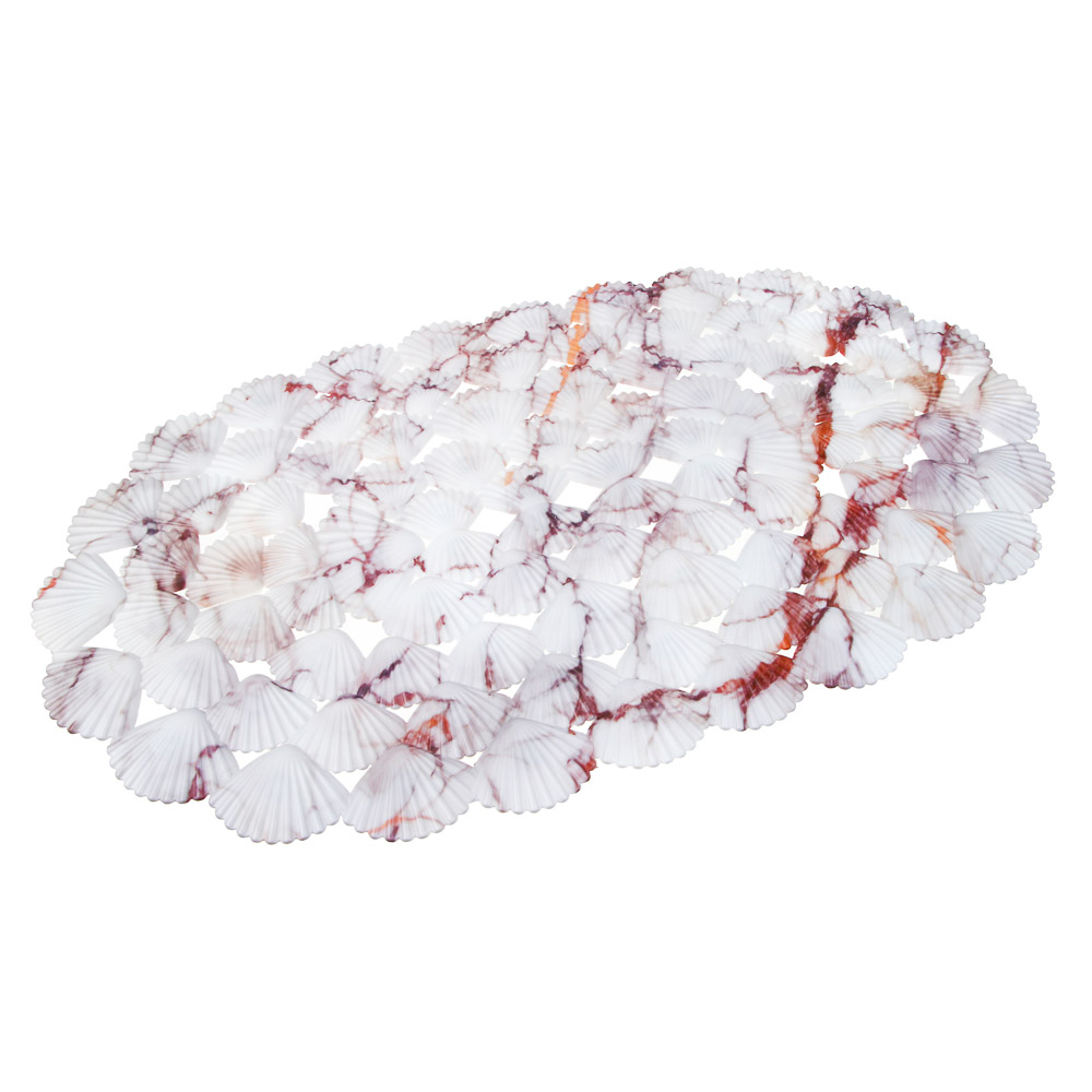 VETTA Коврик в ванну противоскользящий, ПВХ, 66x38 см, "Сплит", 2 дизайна, арт.№ 462-431