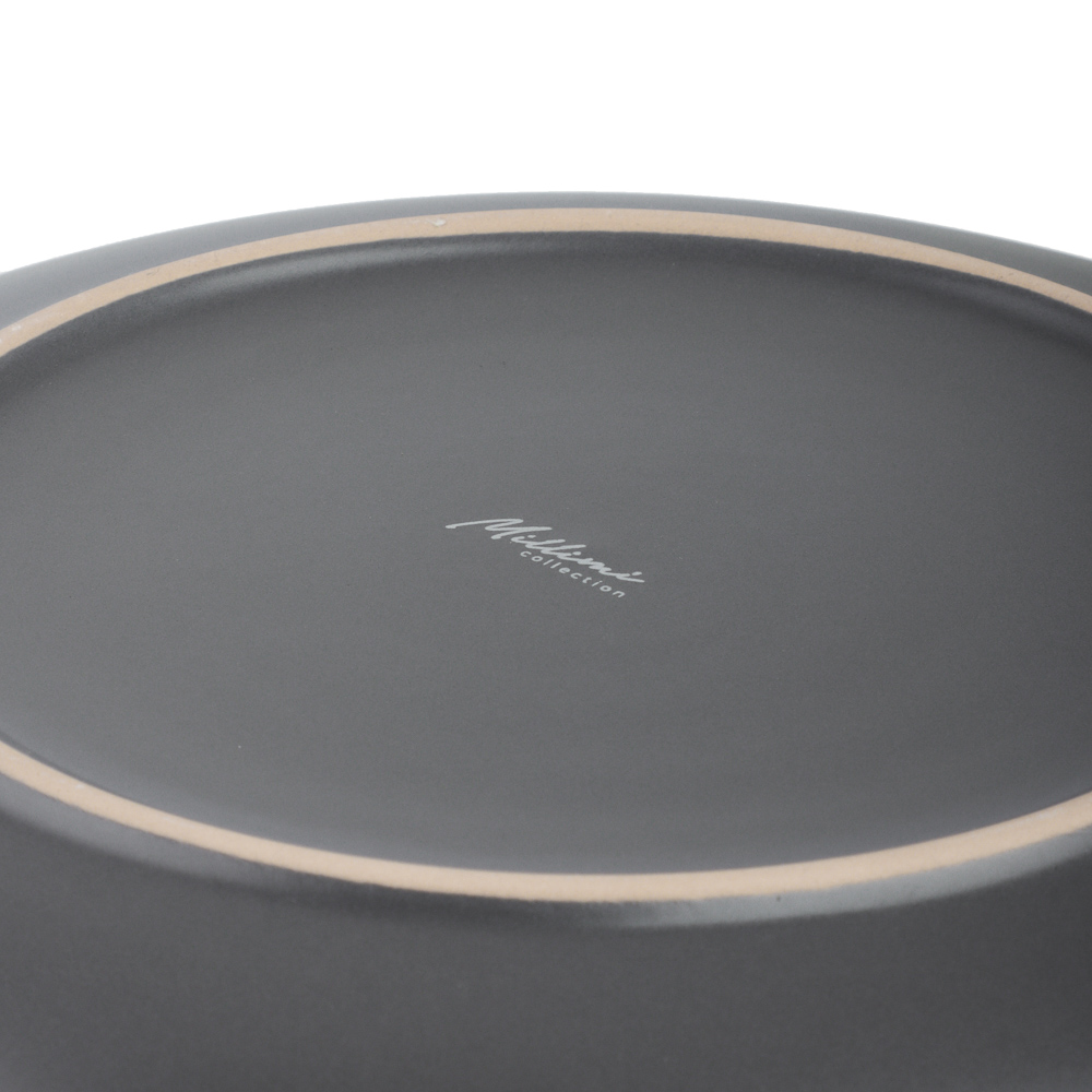 MILLIMI Тарелка подстановочная 27х3см, керамика, графит, арт.№ 824-157