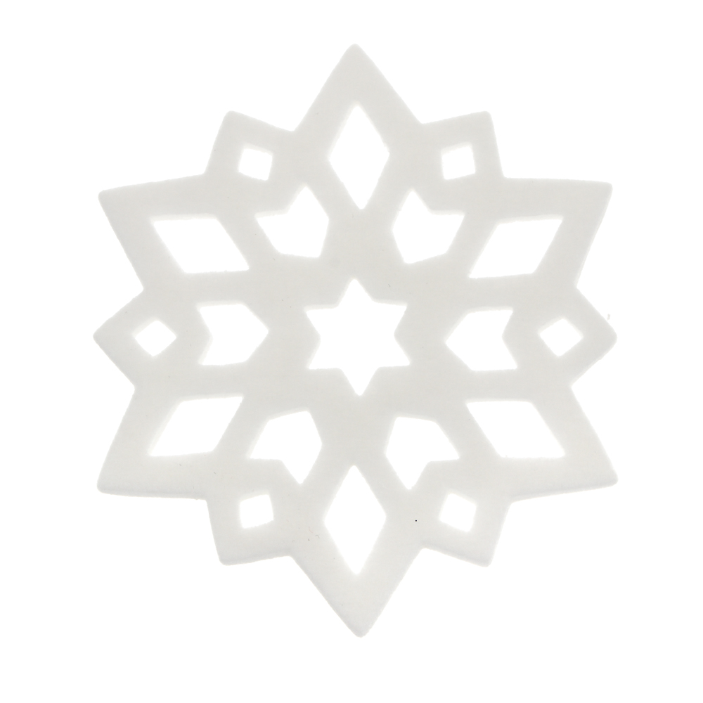 PROVANCE Ноэль Подставка фетровая 4шт, 10см, 100% полиэстер, белый, арт.№ 492-177