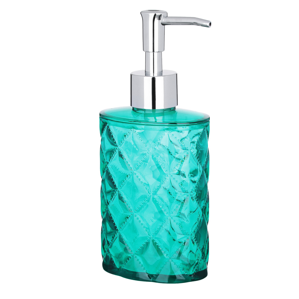 VETTA Дозатор для жидкого мыла, "Ромбо", пластик, 8,3х5,7х17см, 4 цвета, арт.№ 463-911