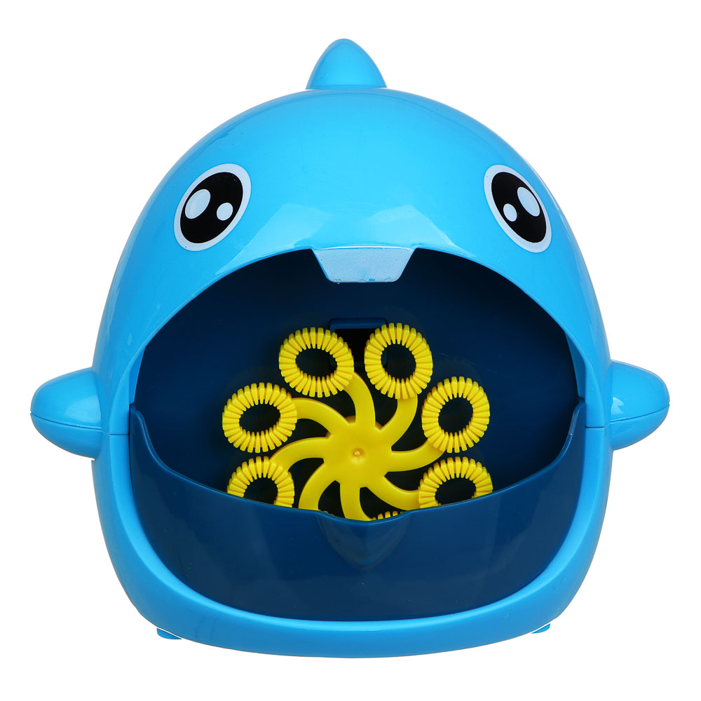 ИГРОЛЕНД Генератор мыльных пузырей, PP, 3хАА, 90мл., 14,4х13,6х12,5 см, 2 дизайна, арт.№ 460-042