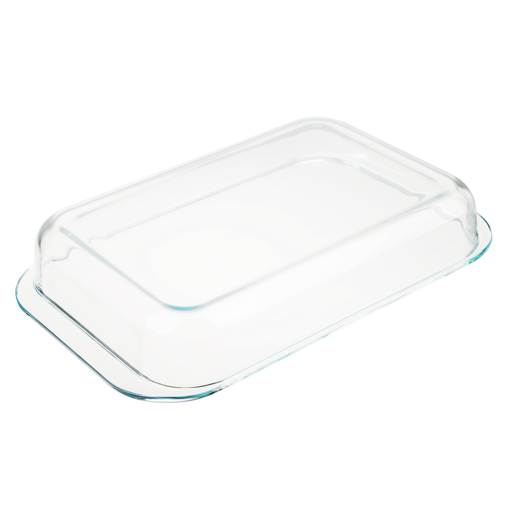 SATOSHI Форма для запекания жаропрочная прямоугольная, с ручками, стекло, 39х24х6см, 3,5л, арт.№ 825-010