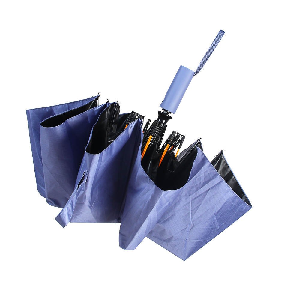 Зонт автомат, d104 см, 10 спиц, двойные спицы, антиветер, металл, пластик, полиэстер, UF, 4 цвета, арт.№ 302-410