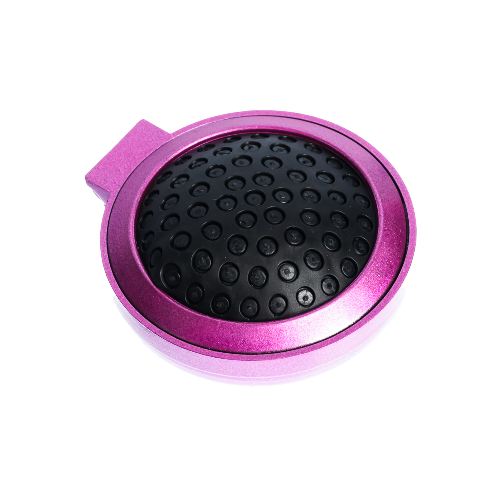 ЮНИLOOK Расческа дорожная с зеркалом, пластик, стекло, d6,5см, 3 цвета, арт.№ 319-161