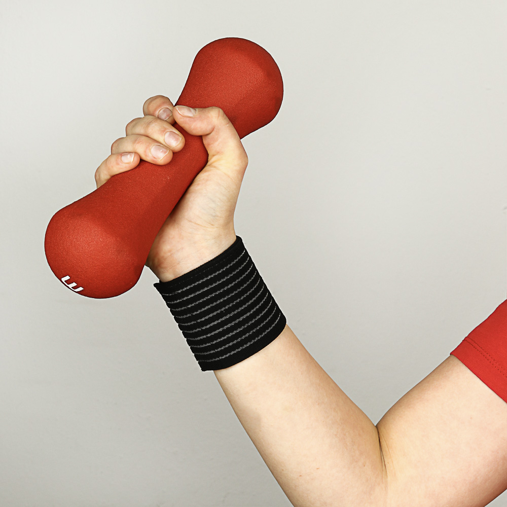 SILAPRO Суппорт-бинт фиксирующий на запястье, 58% нейлон, 35% латекс, 7% полиэстер, 7,5х31см, арт.№ 191-012