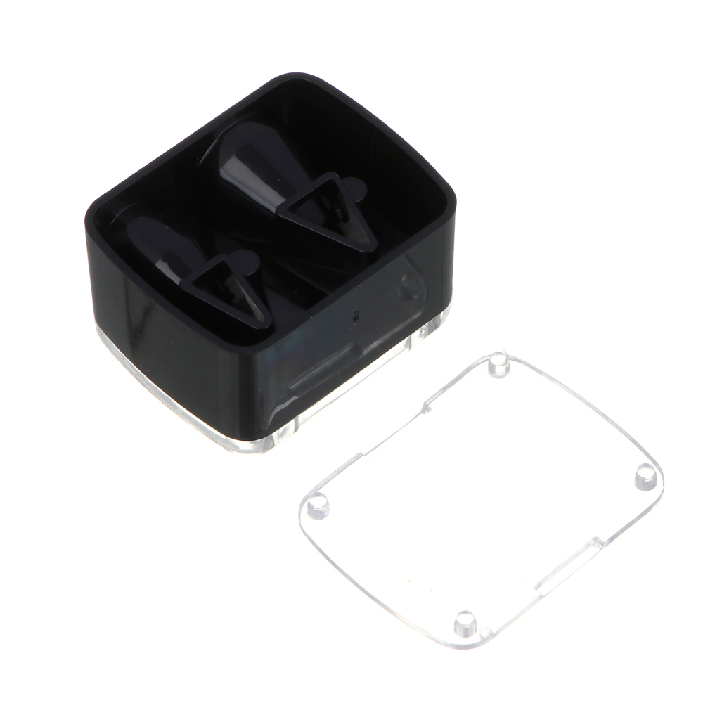 Точилка для косметических карандашей двойная тм ЮНИLOOK, PS, 3,7х3х2,3 см, черный ВЗ24-20, арт.№ 357-306