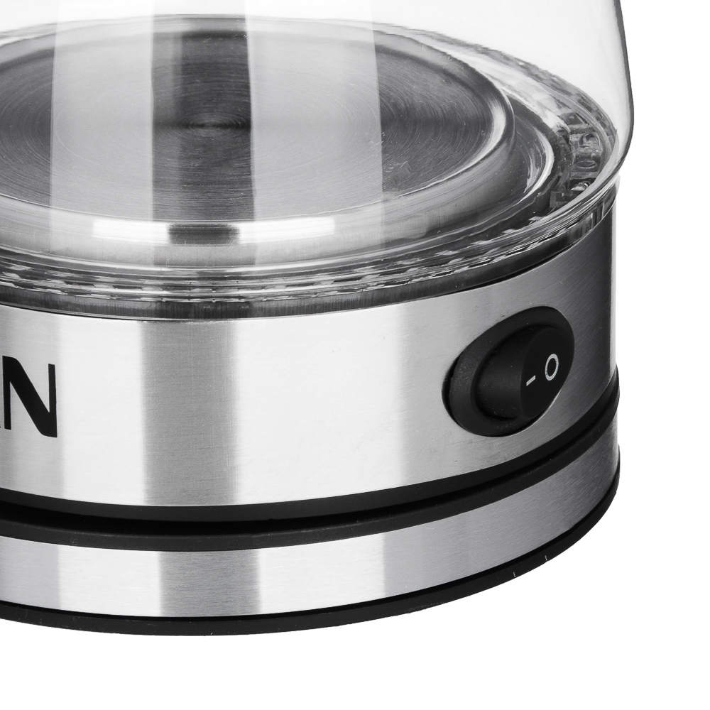 LEBEN Турка электрическая с выключателем 500Вт, стекло, арт.№ 286-020