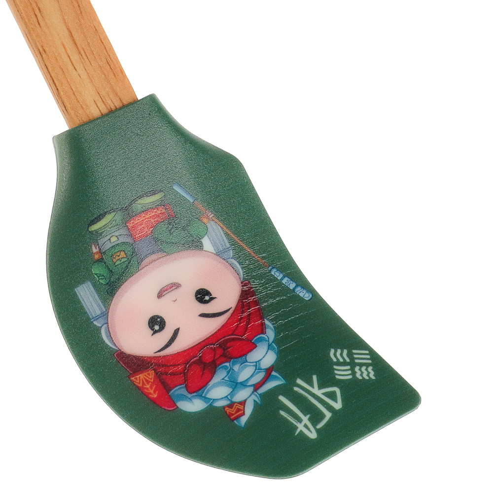 BY Русские Супергерои Набор 2 пр., лопатка силиконовая Яга, форма для печенья, арт.№ 856-021