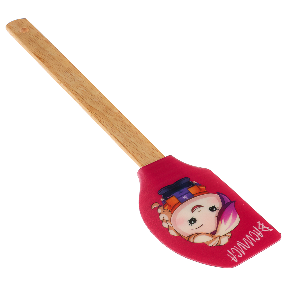 BY Русские Супергерои Набор 2 пр., лопатка силиконовая Василиса, форма для печенья, арт.№ 856-066