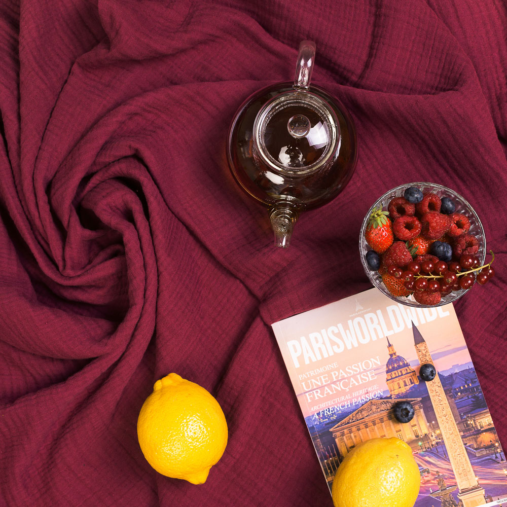 PROVANCE Плед муслин 130х170см, 100% хлопок, 2 цвета, арт.№ 486-086