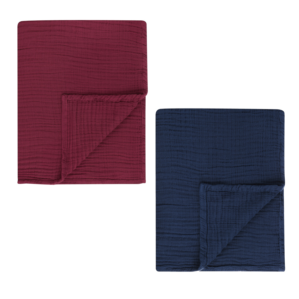 PROVANCE Плед муслин 130х170см, 100% хлопок, 2 цвета, арт.№ 486-086