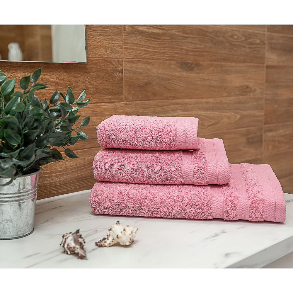 PROVANCE Виана Полотенце махровое, 100% хлопок, 70х130см, 450гр/м, пыльная роза, арт.№ 484-906