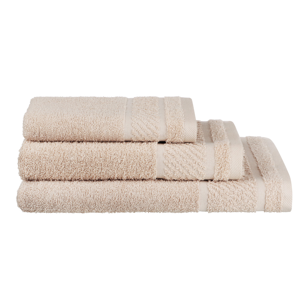 PROVANCE Виана Полотенце махровое, 100% хлопок, 70х130см, 450гр/м, бежевый, арт.№ 484-013