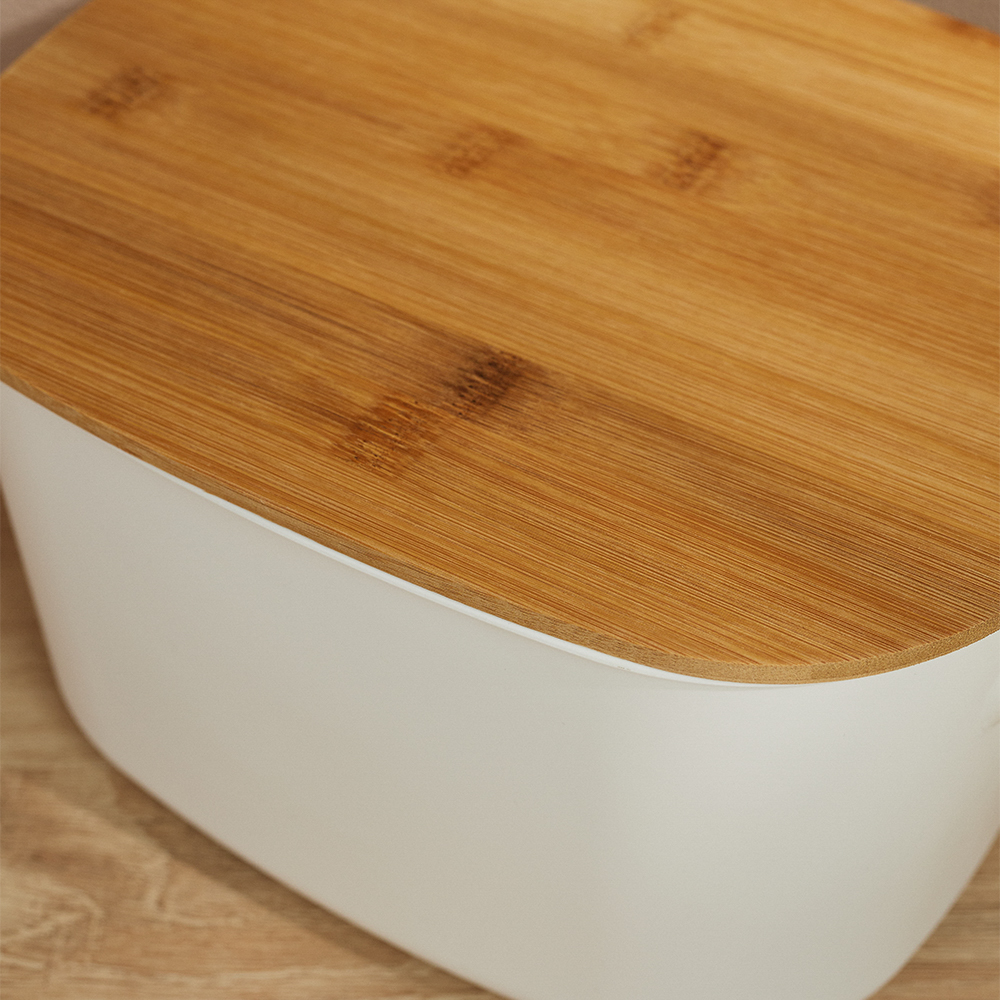 VETTA Корзина для хранения с бамбуковой крышкой "Токио", 27x22,5x15,5см, арт.№ 414-136