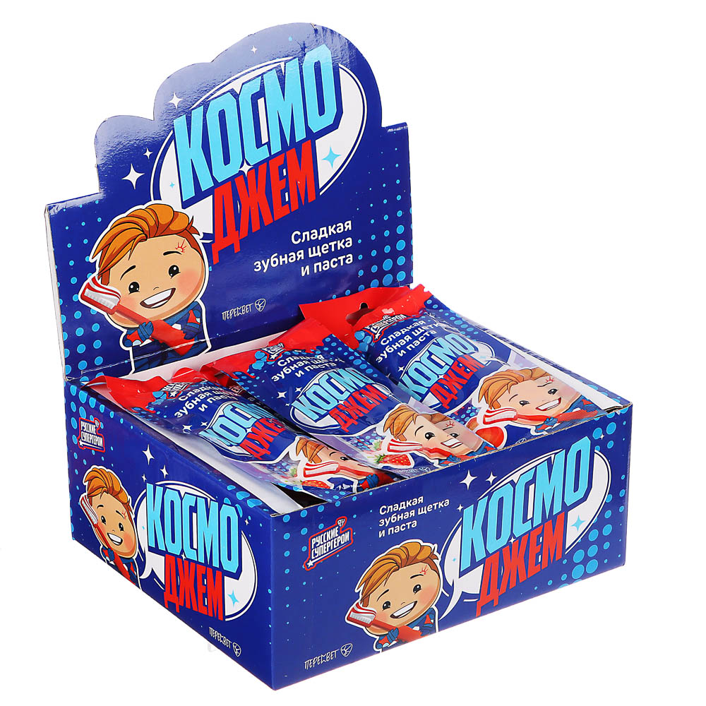 BY Русские Супергерои Жидкая конфета-гель и конфета-драже на палочке 12 гр., арт.№ 347-211