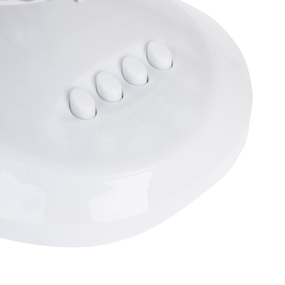 Вентилятор настольный тм LEBEN 45Вт, 3 скорости, диаметр 34см, 220в, белый, арт.№ 243-006