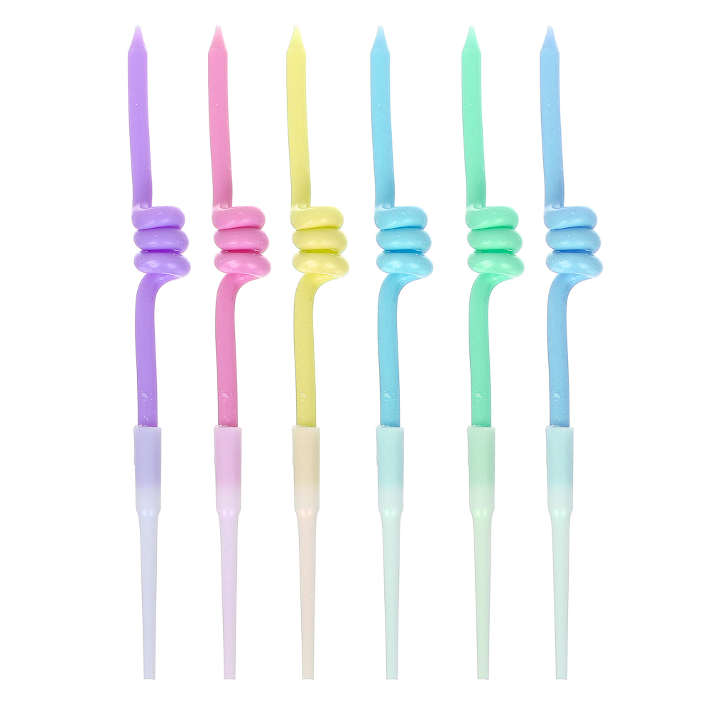 Набор свечей для торта тм Fntastic, 6 шт., 12 см, парафин, арт.№ 506-200