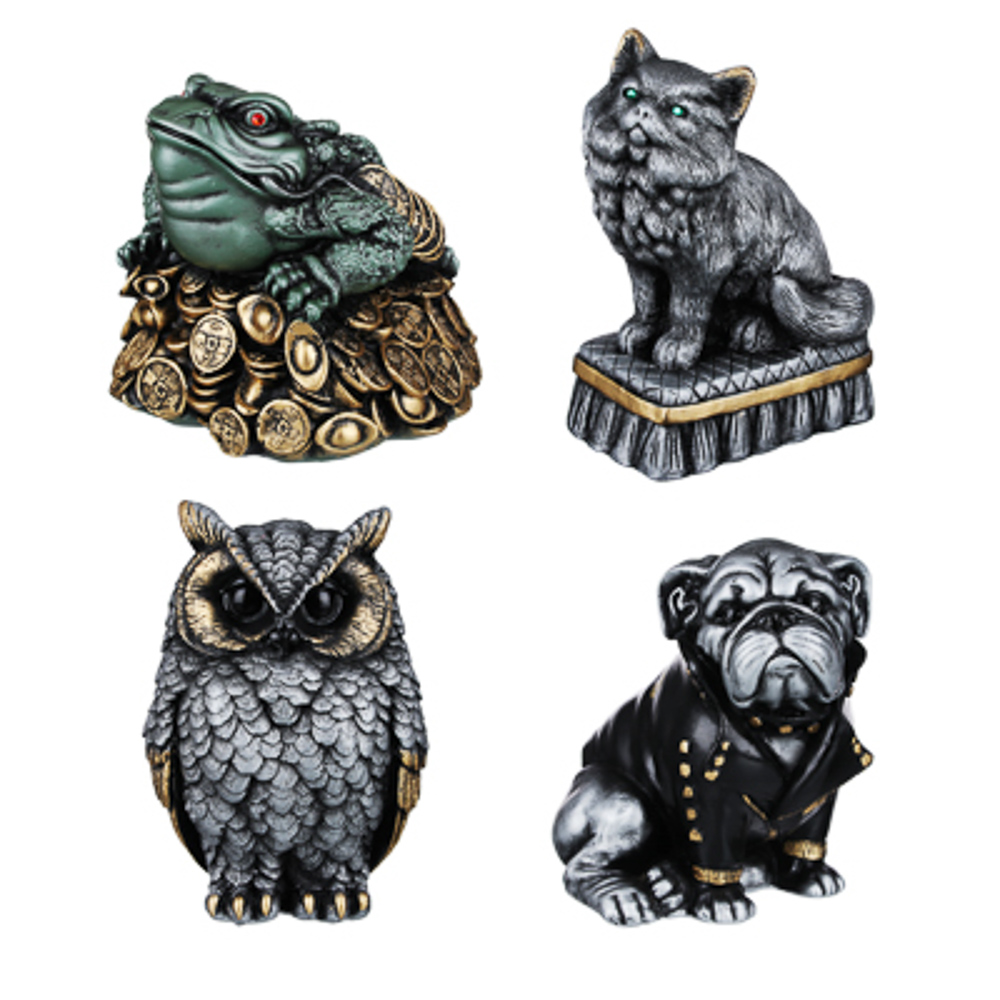 Копилка в виде животных, гипс, 19-23см, 4 дизайна, арт.№ 511-212