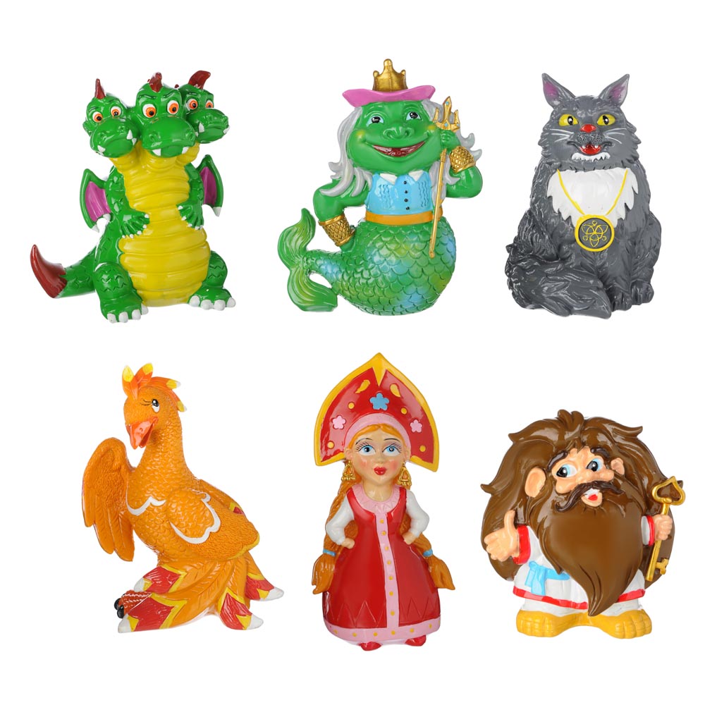 BY Сказки Копилка 8-18см, полистоун, 6 дизайнов, арт.№ 511-214