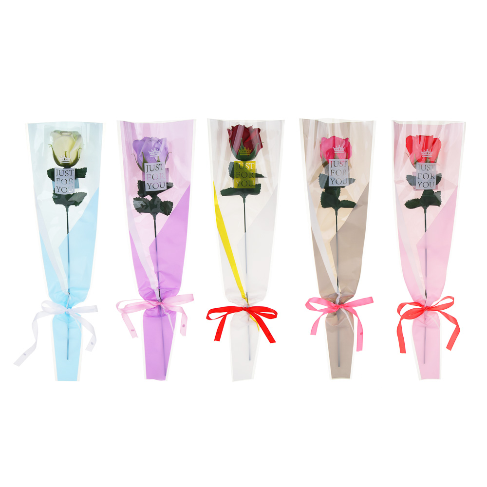 LADECOR Роза из мыльных лепестков, 5 цветов, арт 4, арт.№ 585-079