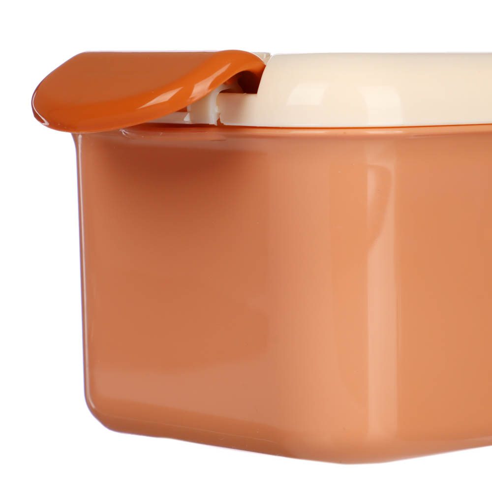 Ланчбокс с ложкой и вилкой "Медвежата", 500мл, полипропилен, арт.№ 829-204