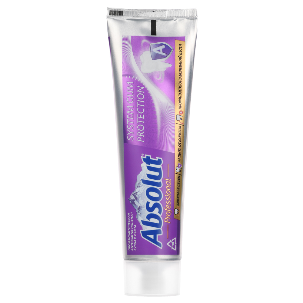 Зубная паста ABSOLUT Professional system gum protection, туба, 110г, арт.№ 981-093