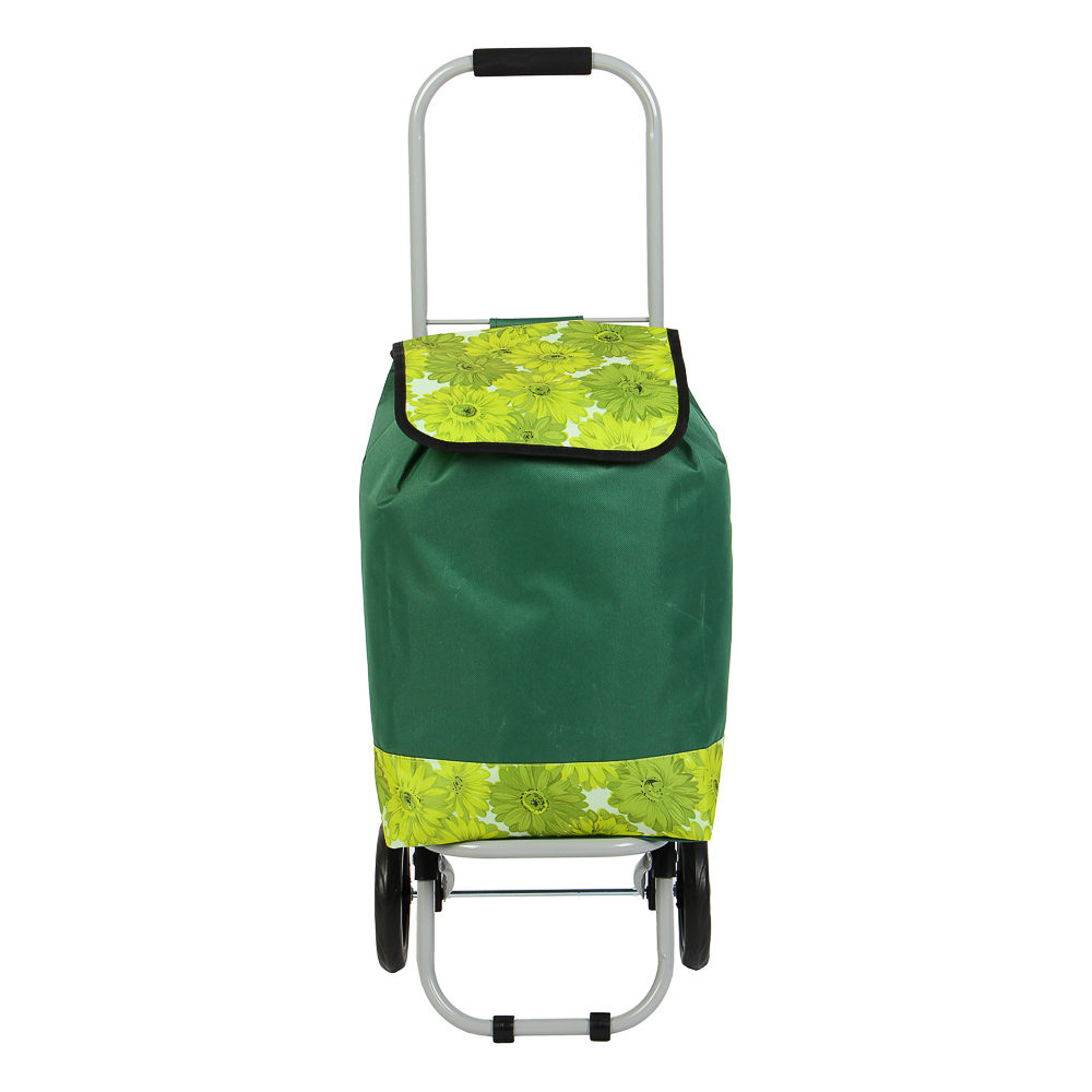 VETTA Тележка + сумка, до 20кг, 27х32х88см, 24л, полиэстер, металл, колеса ЭВА d15см, 3 дизайна, арт.№ 467-164