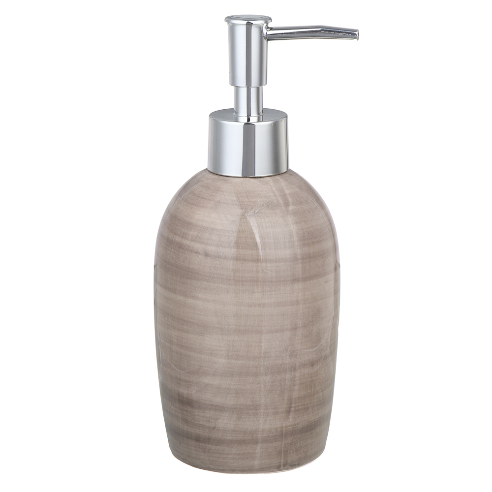 VETTA Дозатор для жидкого мыла, керамика,7,5x7,5x18 см, мокко, арт.№ 478-160