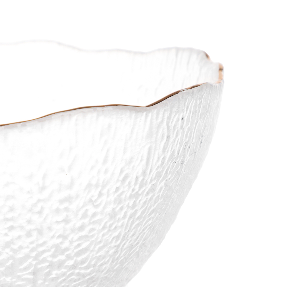 MILLIMI Винтаж Салатник 12.5см, 330мл, стекло, золото, арт.№ 820-665