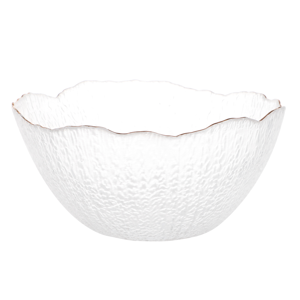 MILLIMI Винтаж Салатник 16,5см, 700мл, стекло, золото, арт.№ 820-666