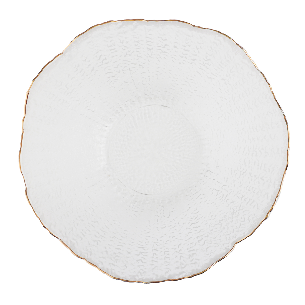 MILLIMI Винтаж Салатник 16,5см, 700мл, стекло, золото, арт.№ 820-666