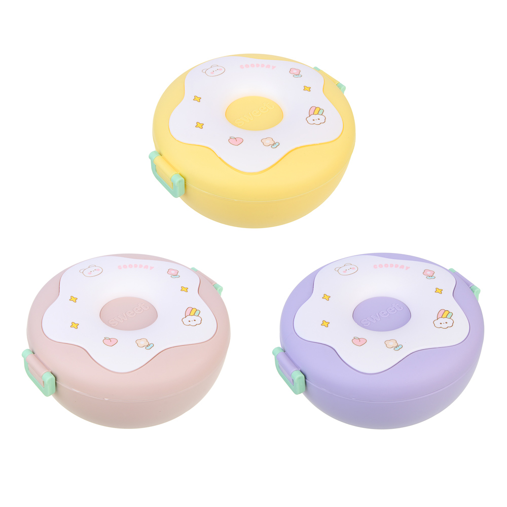 Ланчбокс, 800мл, "Пончик", полипропилен, арт.№ 829-227