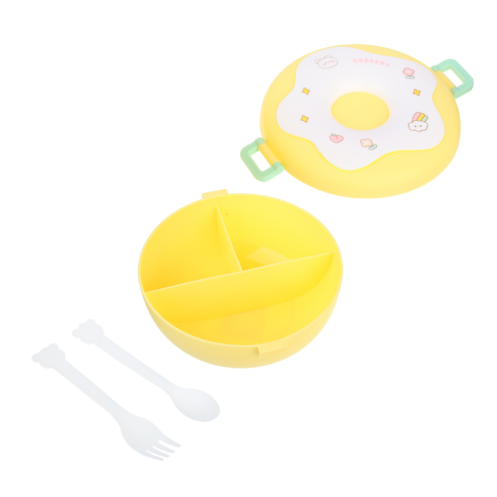 Ланчбокс, 800мл, "Пончик", полипропилен, арт.№ 829-227