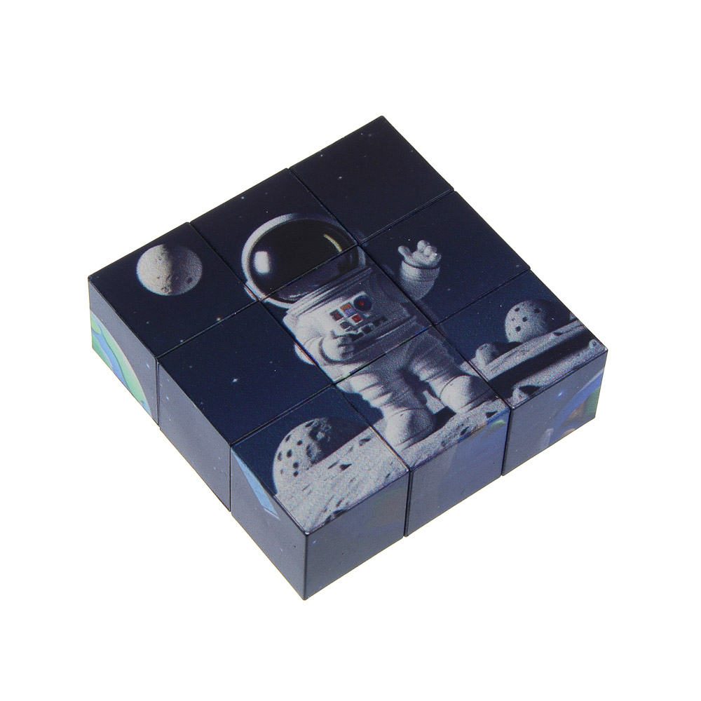 Кубик - головоломка магнитный, 9,3х2,8х17см, ABS, микс, арт.№ 214-086