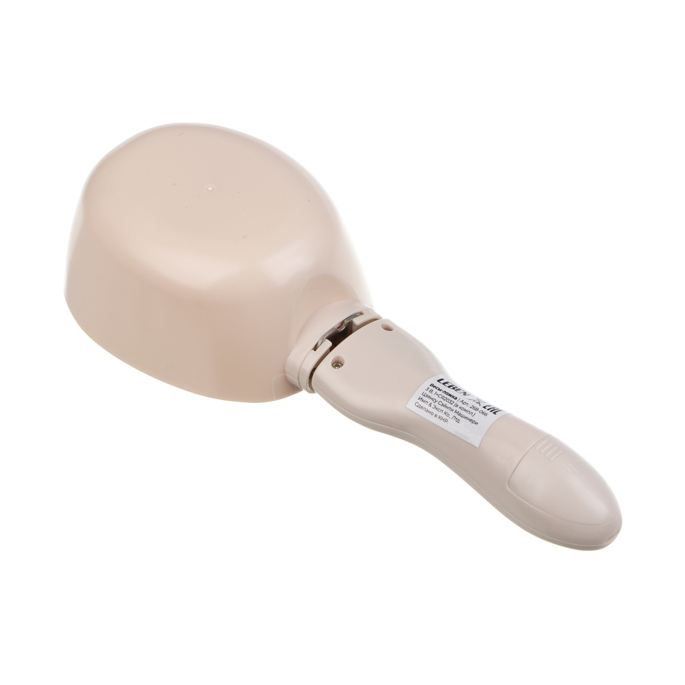 LEBEN Весы-ложка электронная, чаша 300мл, точность 1гр, LED дисплей, CR2032 (в компл.), арт.№ 268-066