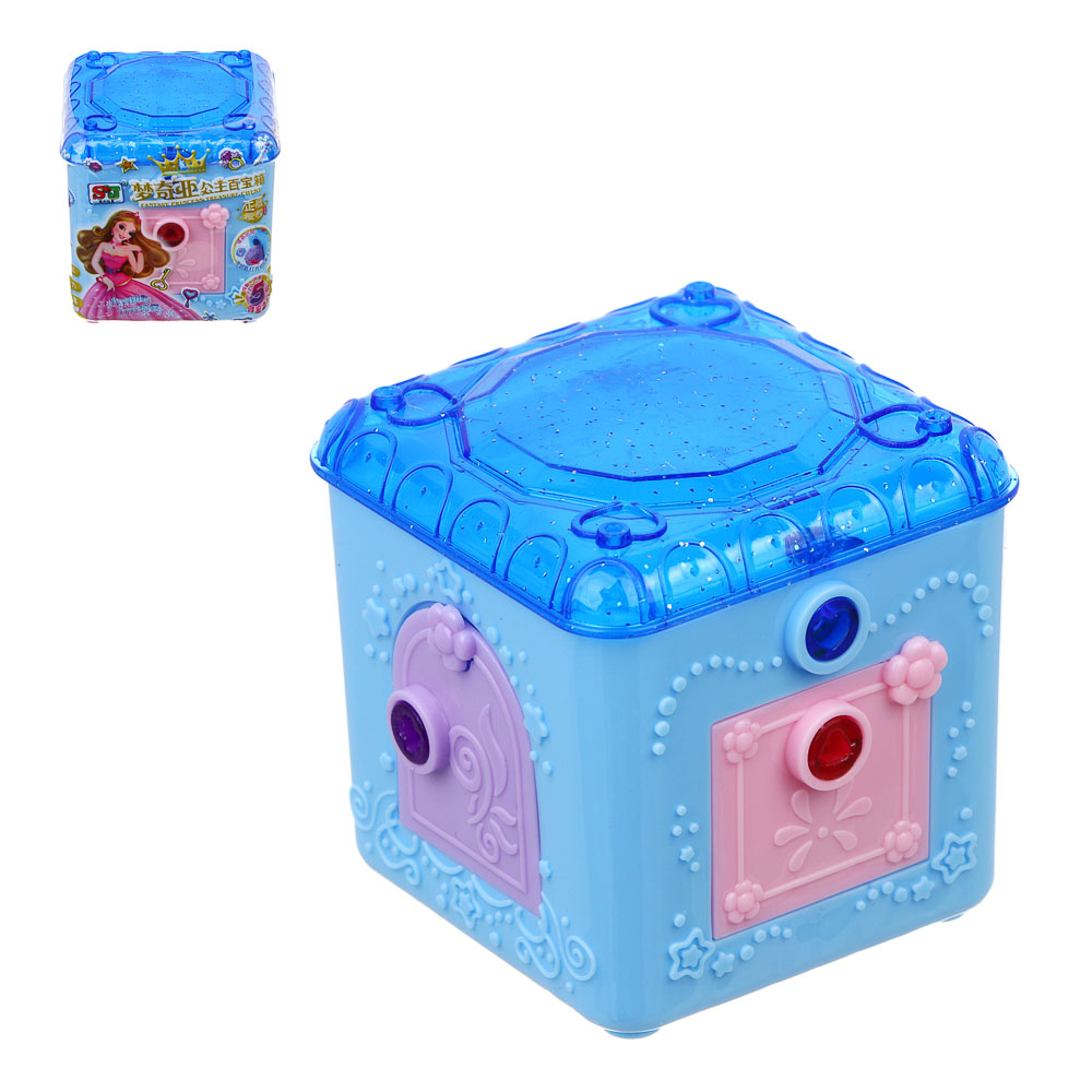 ИГРОЛЕНД Игрушка "Сюрприз в сундучке", 5,5х5,5х5,5см, PP, микс, арт.№ 295-281