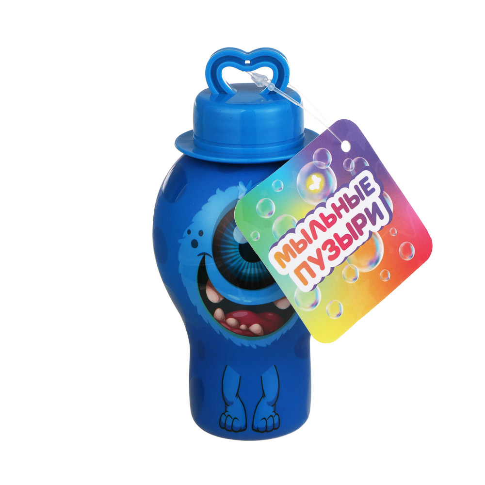 Мыльные пузыри непроливайка, "Монстрики", PET, PP, TPR, мыл. раствор 30мл, арт.№ 460-048