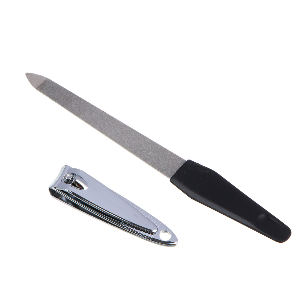 ЮНИLOOK Набор маникюрный 2 пр. (пилка металлическая, книпсер), арт.10-6, арт.№ 305-412